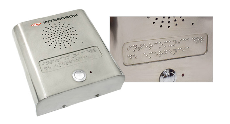 Intercom systems for the blind